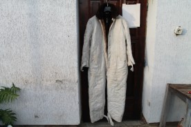 Winter costume for ''Luftwaffe'' WWII made from sheepskin