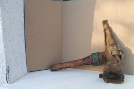 German trench axe WWII with original cover