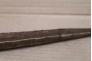 Bayonet from a European flintlock rifle with bronze bushing